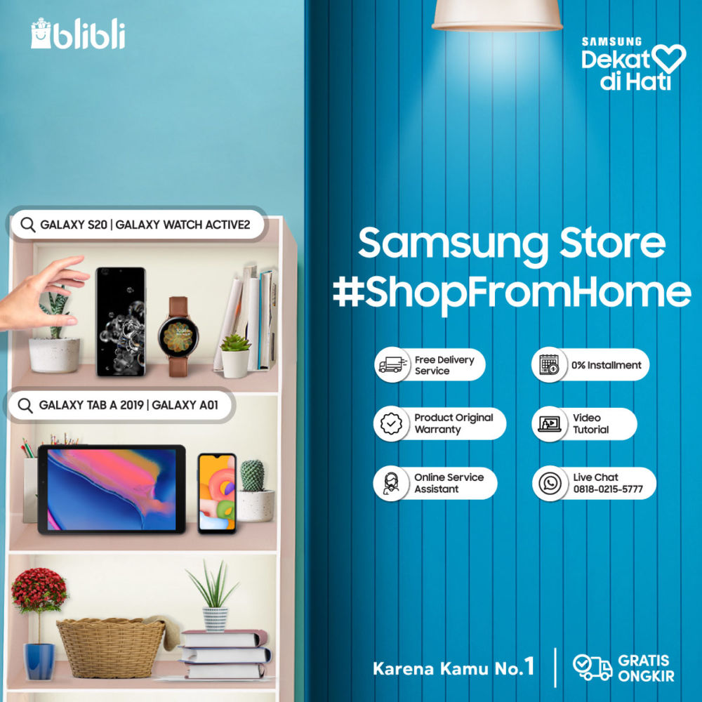 Kolaborasi Blibli Dan Samsung Shopfromhome
