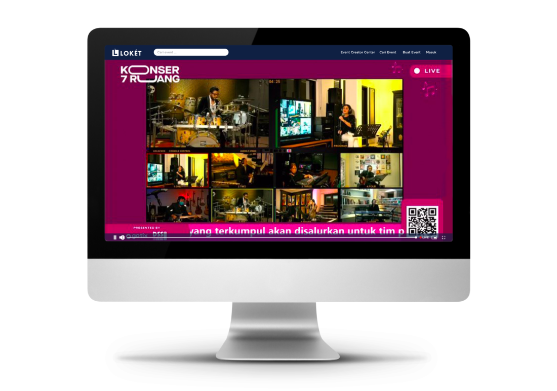 Loket Live: Platform Event Online Berbayar Berteknologi Goplay