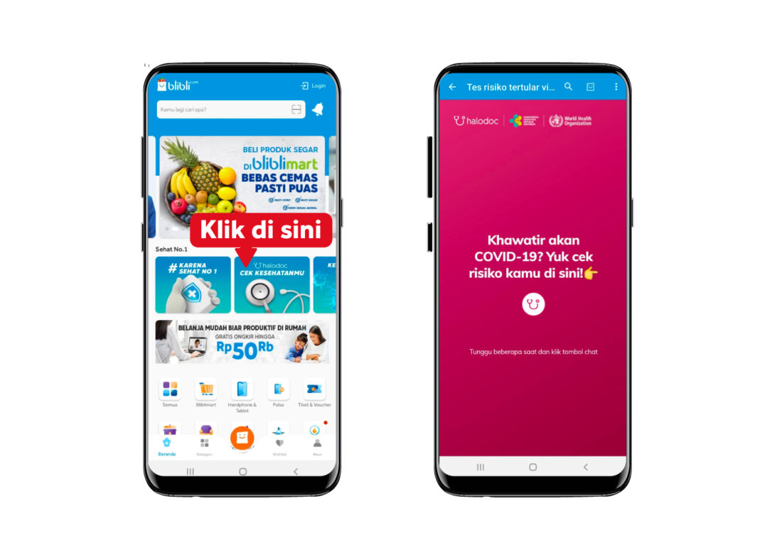 Layanan Telemedik Blibli Halodoc Covid 19