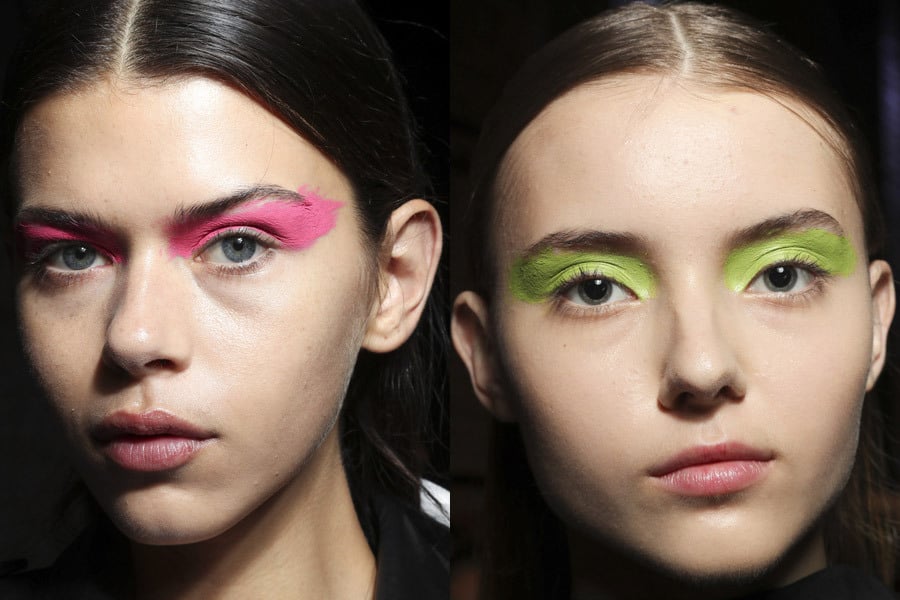 Tren Make Up Nyentrik Ala Milan Fashion Week 2018