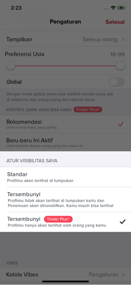 Fitur Keamanan Tinder