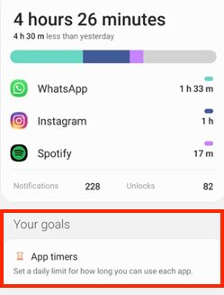 Opsi App Timers Sebagai Pendukung Fokus Pengguna