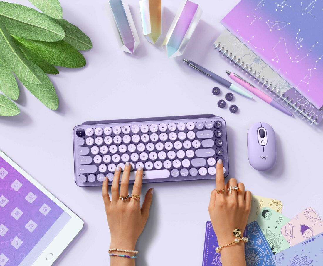 Logitech Rilis Varian Warna Baru Series Pop Keys Dan  Pop Mouse