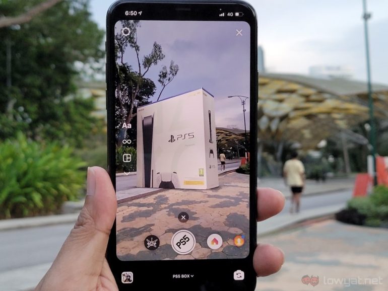 There Is Now A Ps5 Box Instagram Filter Thanks To Ar On Everything (Updated) | Lowyat.net