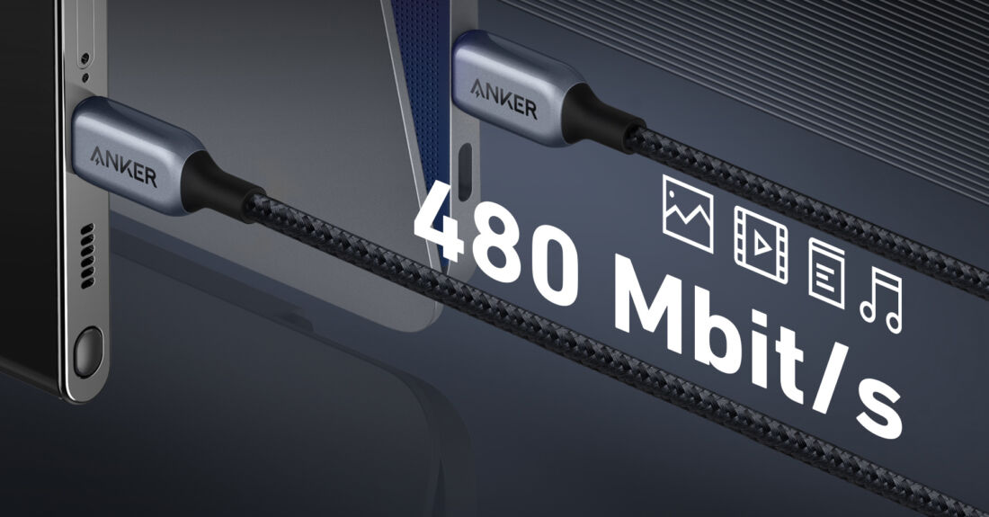 Kabel Usb-C Anker 765 Mampu Alirkan Daya Hingga 140W