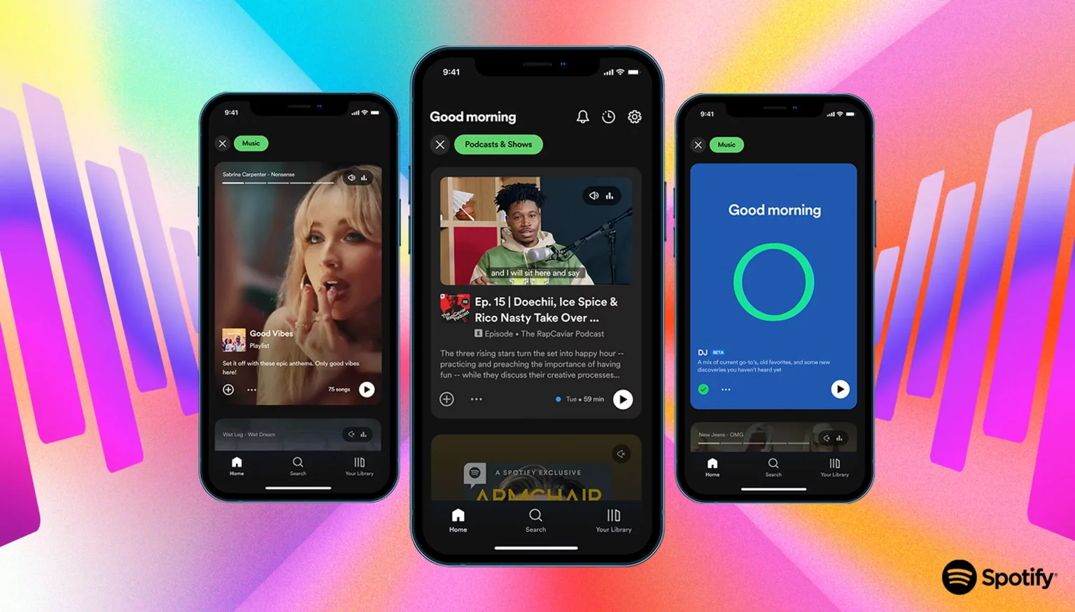 Homescreen Spotify