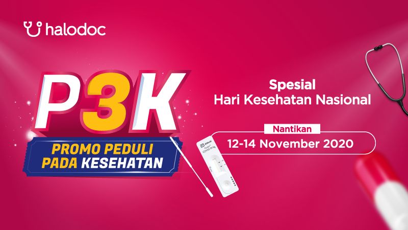 Promo Halodoc Spesial Hari Kesehatan Nasional