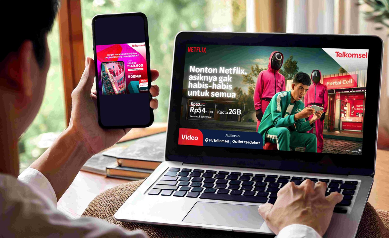 Promo Telkomsel Paket Netflix Bundle Data 1 Min