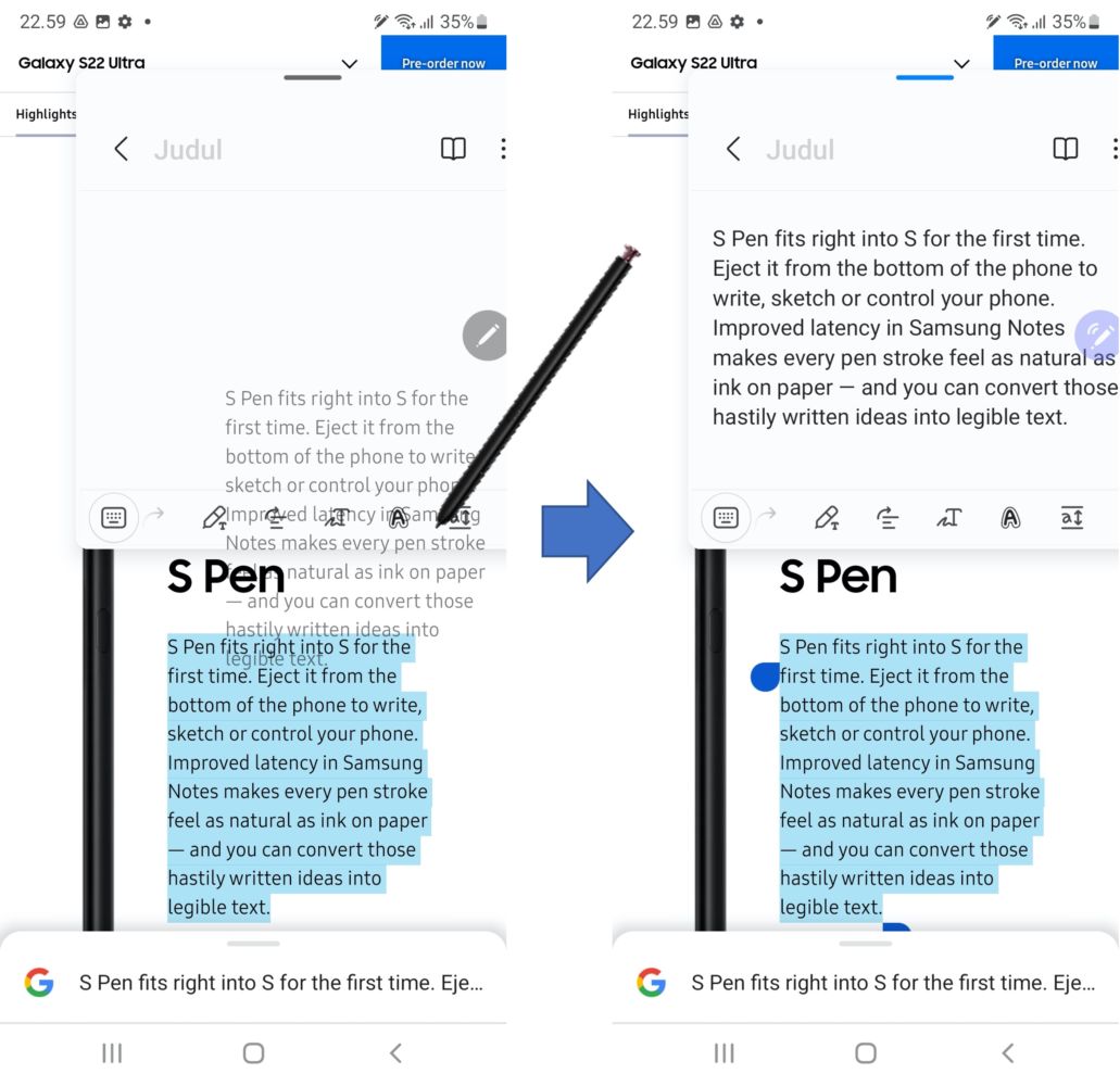 Quick Note Dengan S Pen Bikin Copy Paste Ide Lebih Seamless