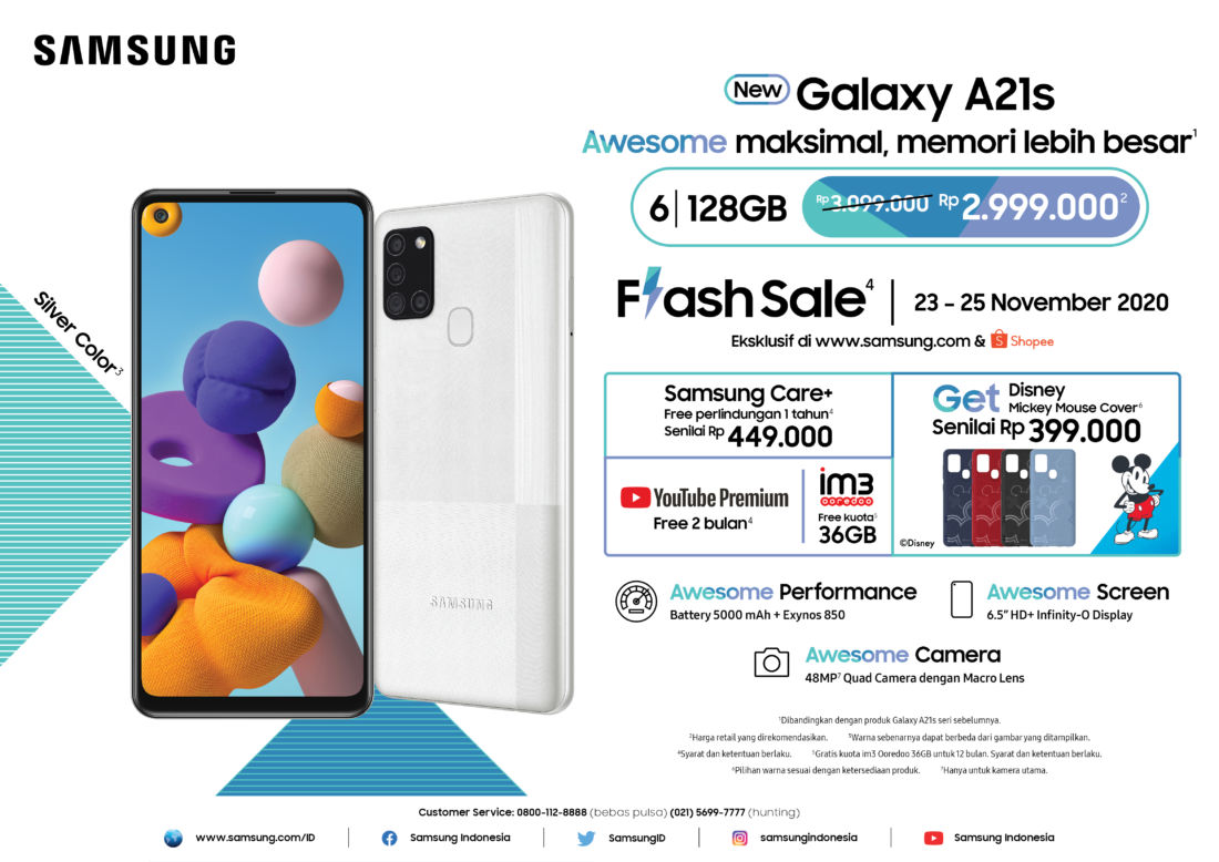 Smg Galaxya21S Flash Sale