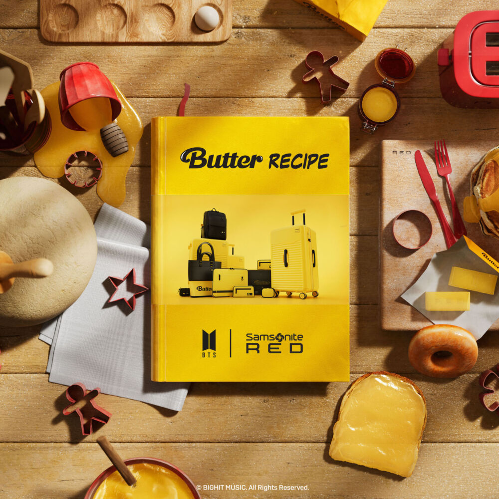 Samsonite Red Edisi Bts Butter Kolaborasi Dengan Bts