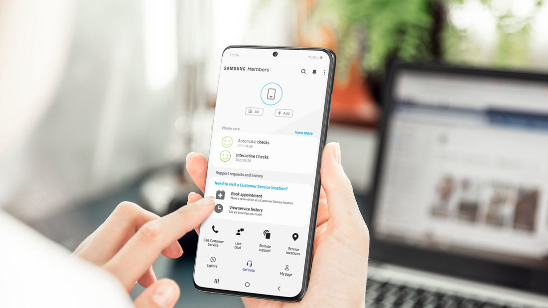 Samsung Customer Service Layanan Automatic Checks Interactive Checks Dan Book Appointment