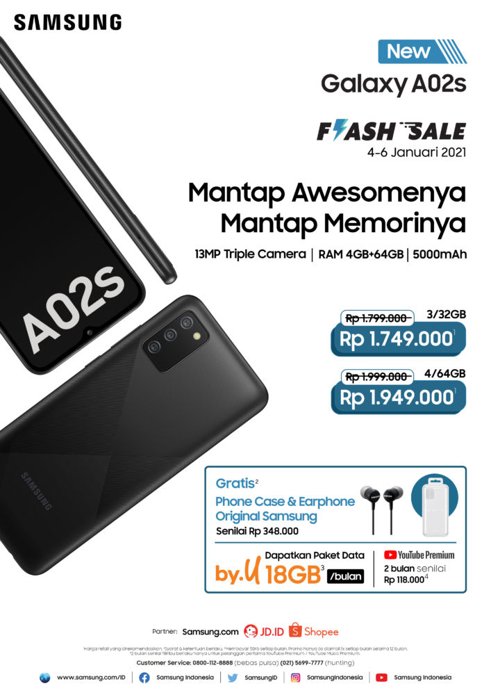 Samsung Galaxy A02S Flash Sale