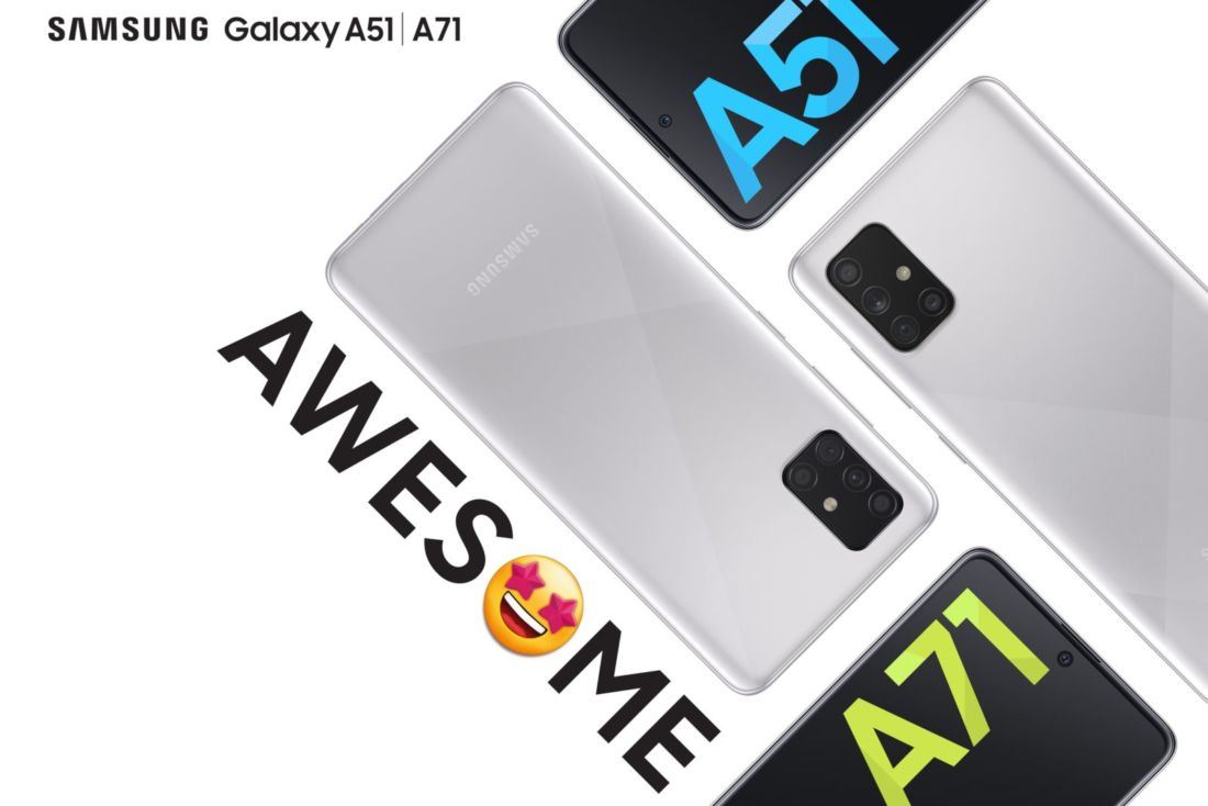 Samsung Hadirkan Galaxy A51 Dan A71 Haze Crush Silver