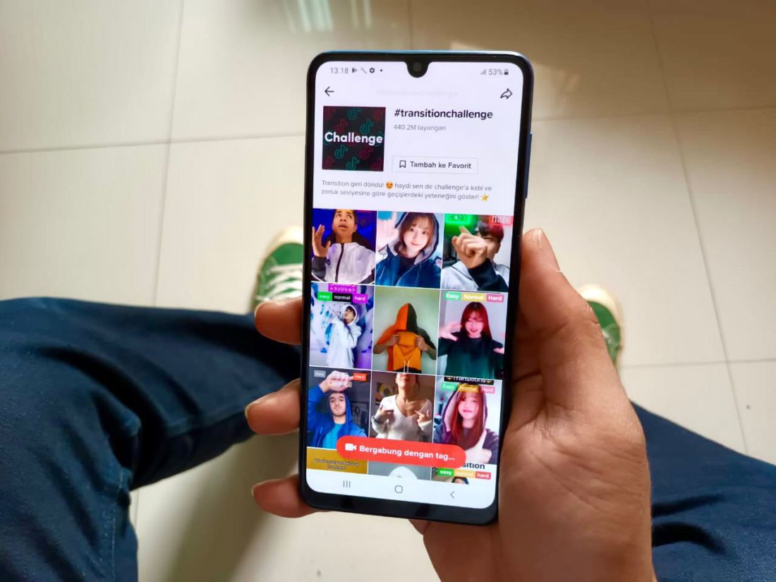 Tips Bikin Konten #Transitionchallenge Pakai Samsung Galaxy M22