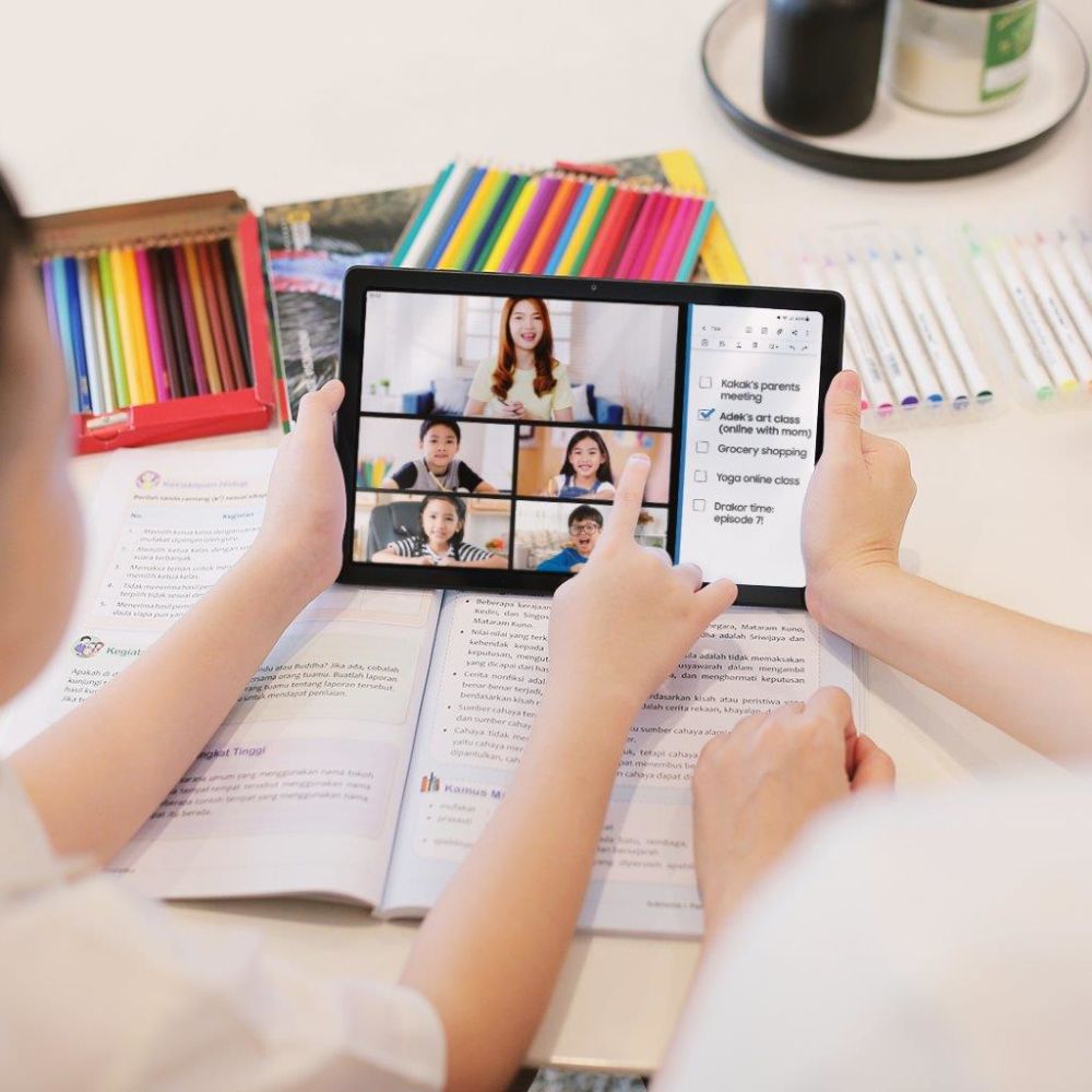 Samsung Galaxy Tab A7 Mengikuti Pjj Dan Kelas Online Dengan Mudah