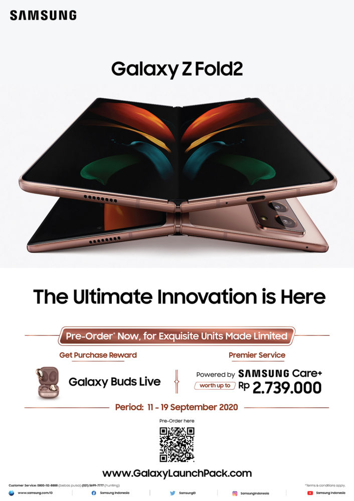 Samsung Galaxy Z Fold 2 Pre Order Information