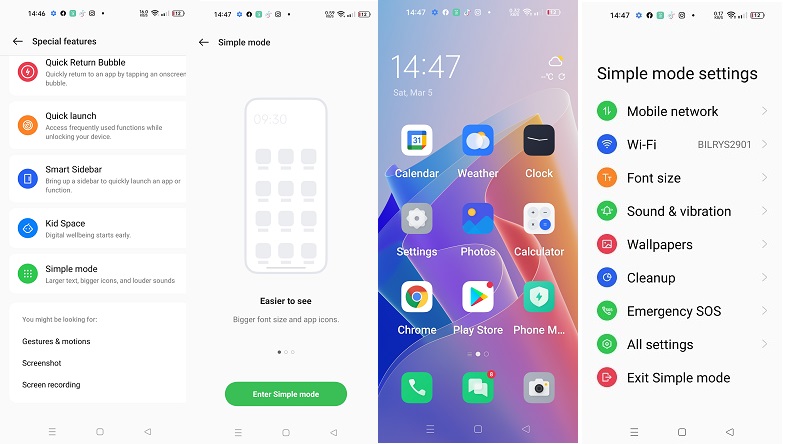 Simple Mode Di Oppo Reno7 Z 5G