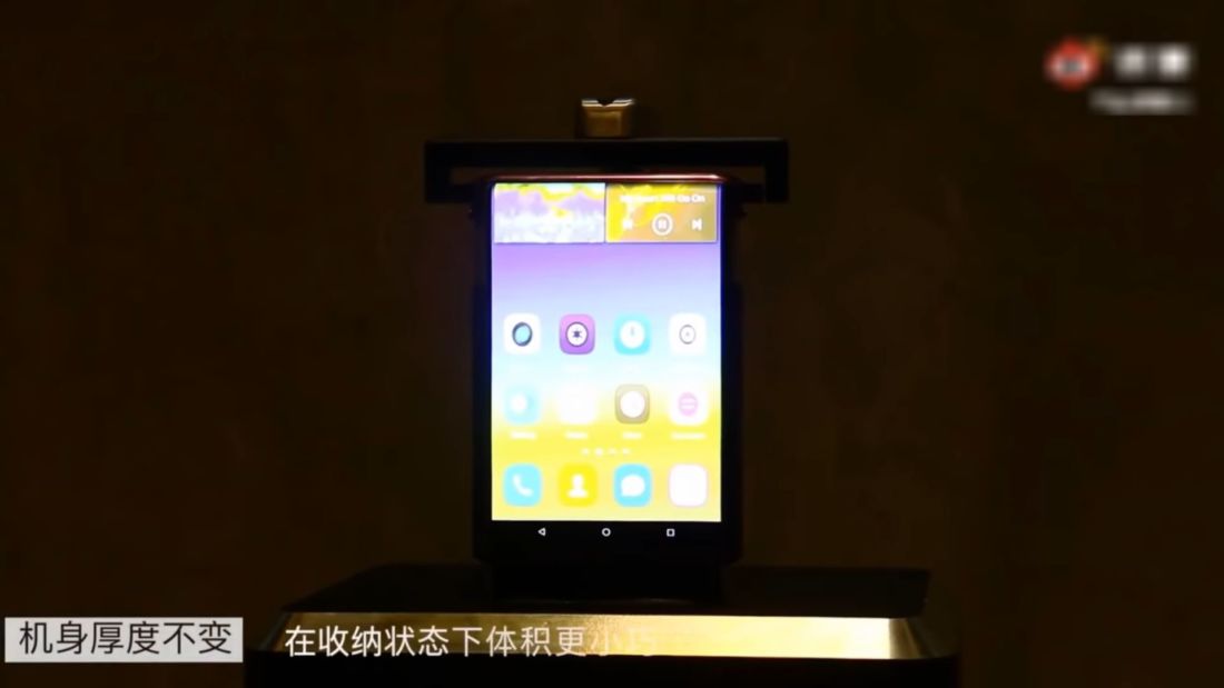 Smartphone Layar Gulung Tcl Tunjukkan Cara Untuk Perluas Layar