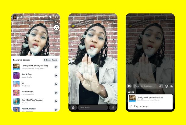 Sounds Snapchat X Justin Bieber Song Premiere