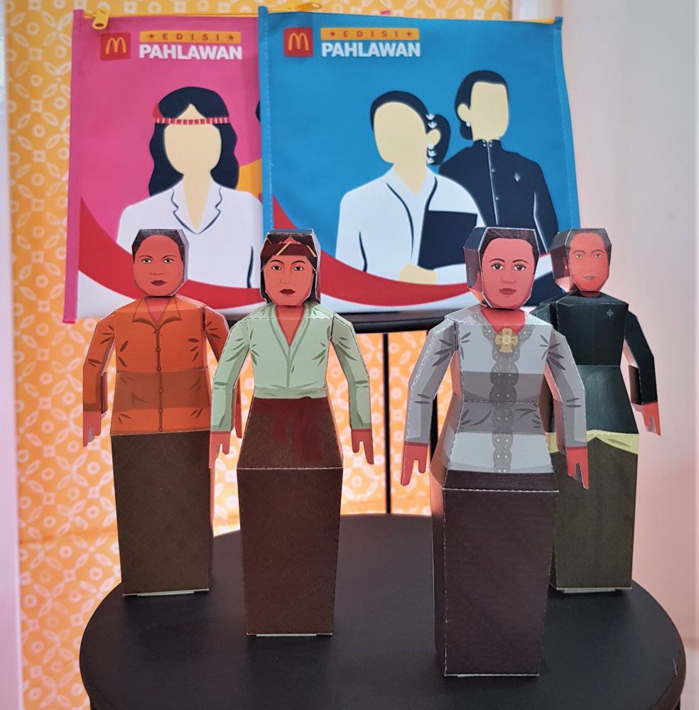 Mcdonald'S Indonesia Rilis Spesial Figur 3D Pahlawan Wanita Indonesia Di Hari Kartini