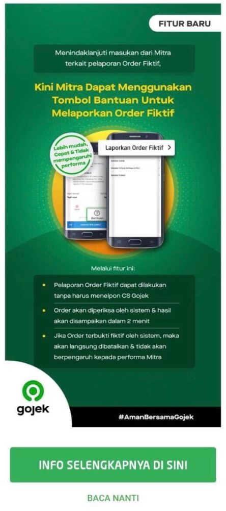 Tampilan Fitur Baru Inovasi Gojek Shield