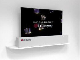 Televisi Gulung Lg