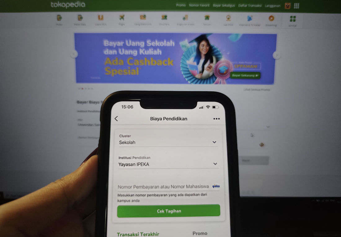 Tokopedia Catat Transaksi ‘Biaya Pendidikan’ Meningkat 4X Lipat