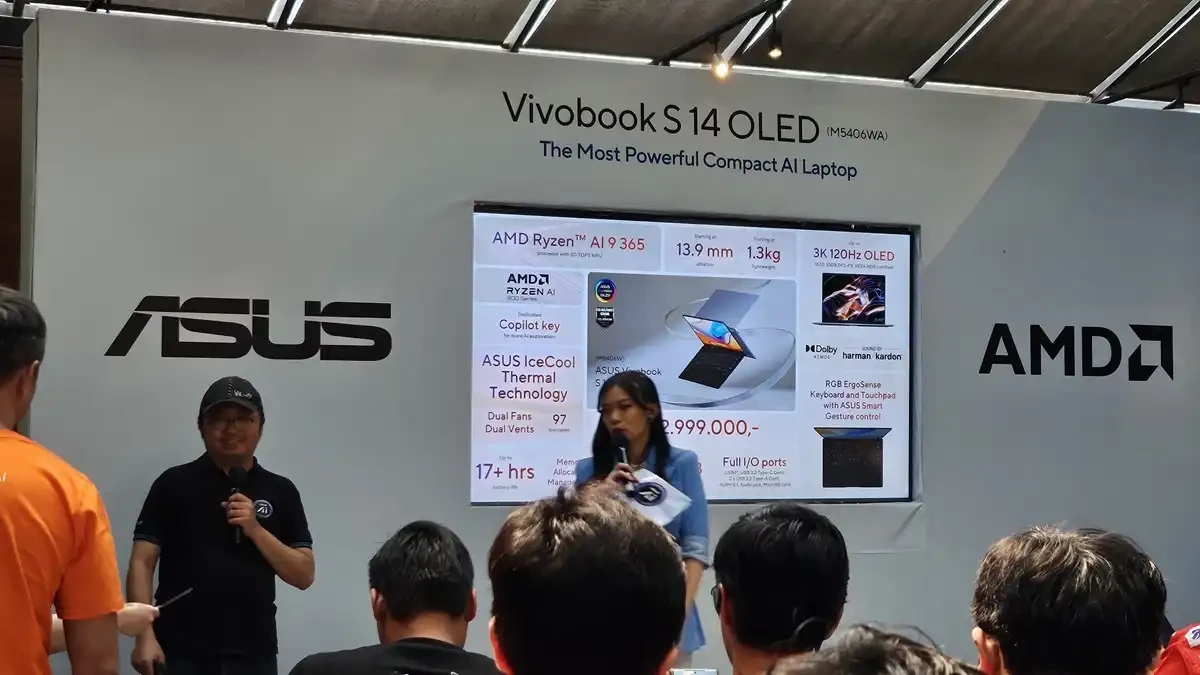 Vivobook S 14 Oled Dengan Amd Ryzen鈩 Ai 300 Series