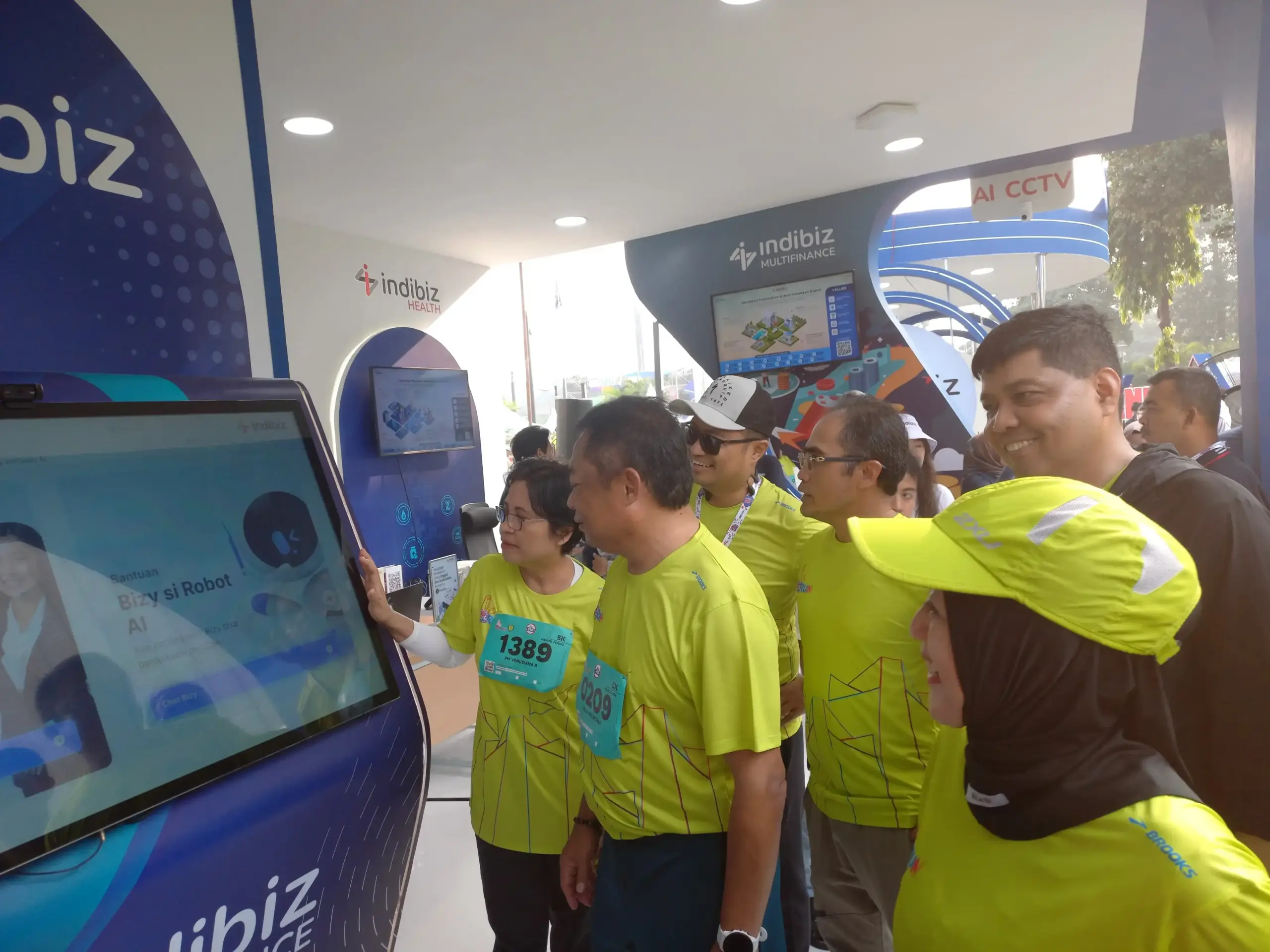 Indibiz Booth Di Digiland Telkom 2024 