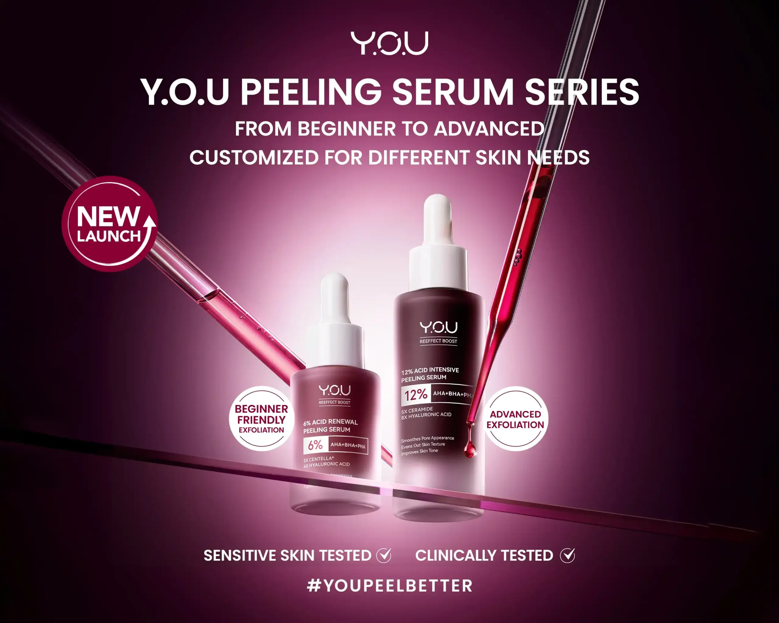 Visual Y.o.u Reeffect Boost Peeling Serum 