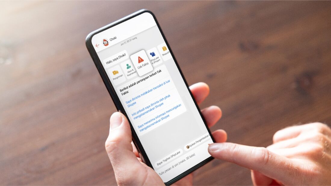 Fitur Cek Fakta Shopee