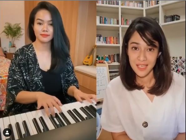 Duet Yura Yunita Dan Dian Sastro Live Di Twitter