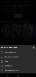 Cara Hapus Continue Watching Netflix