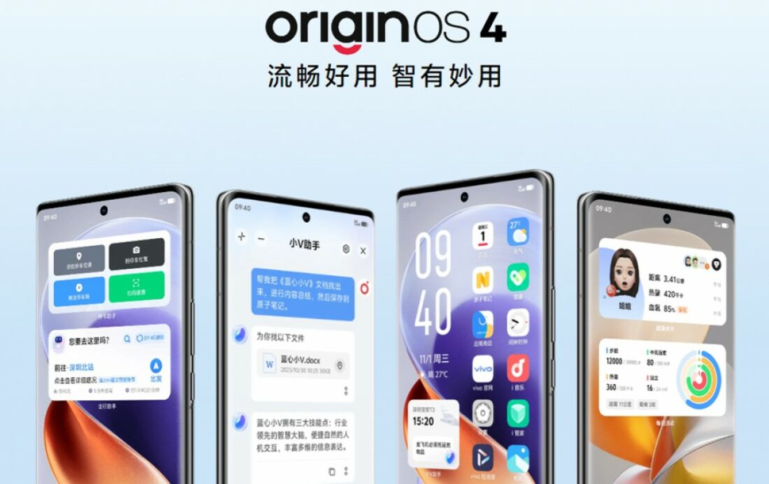 Vivo Kenalkan Sistem Operasi Origin Os 4