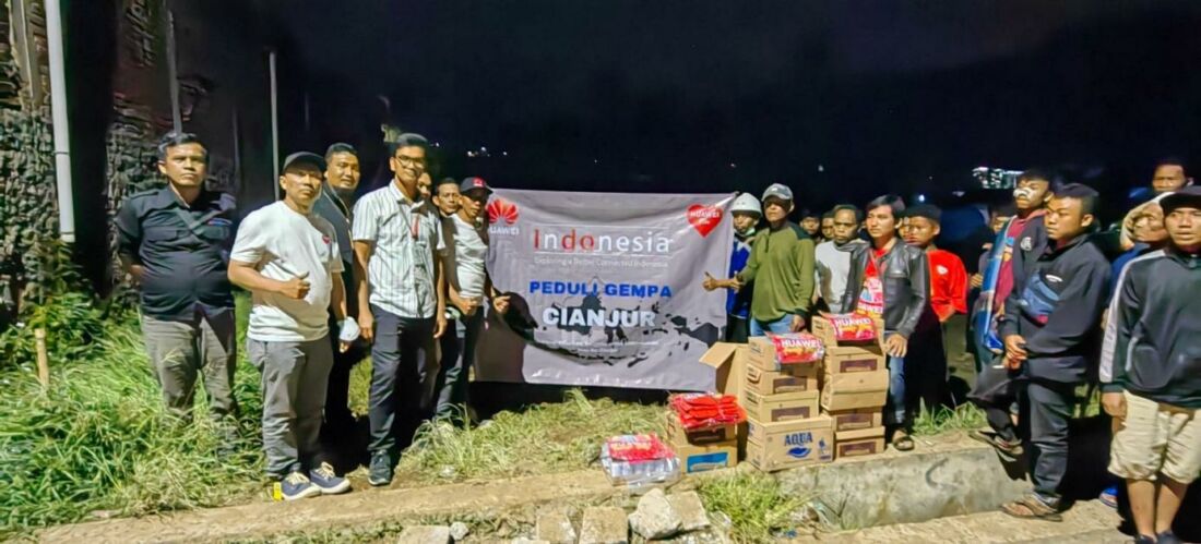 Huawei Bantu Pulihkan Jaringan Pasca Gempa Di Cianjur