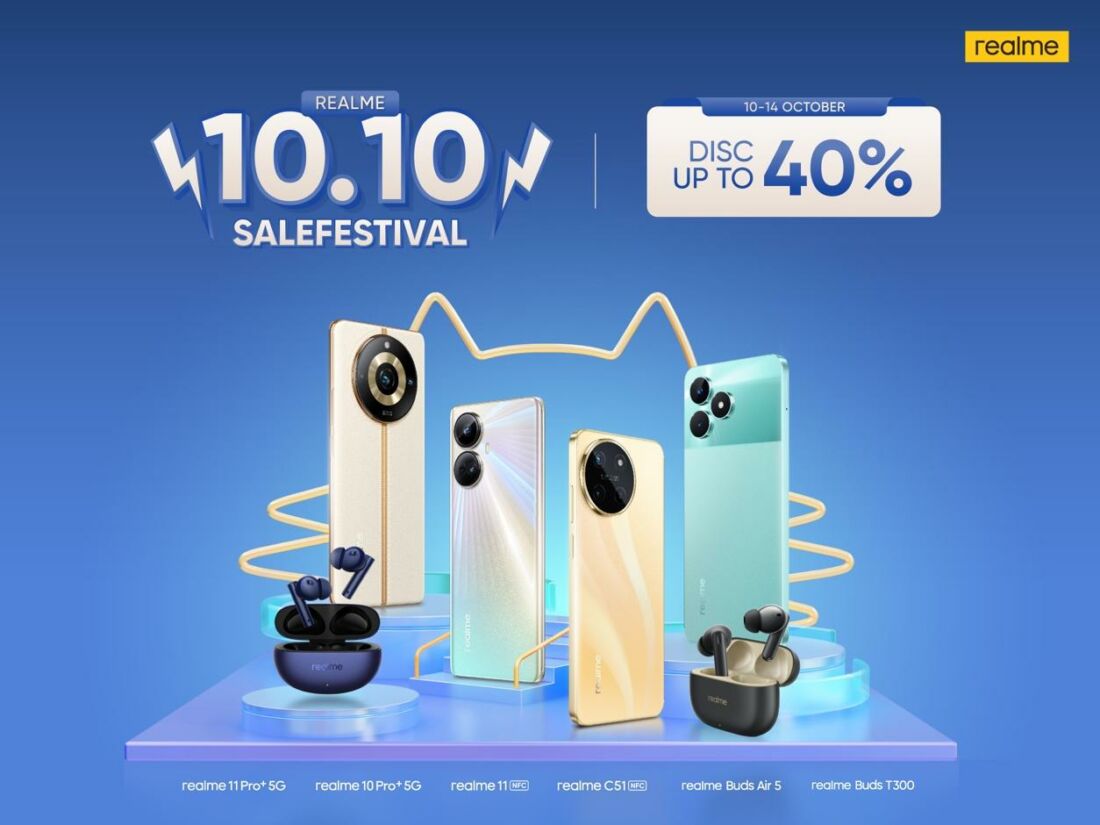 Realme Berikan Potongan Harga Fantastis Hingga 1