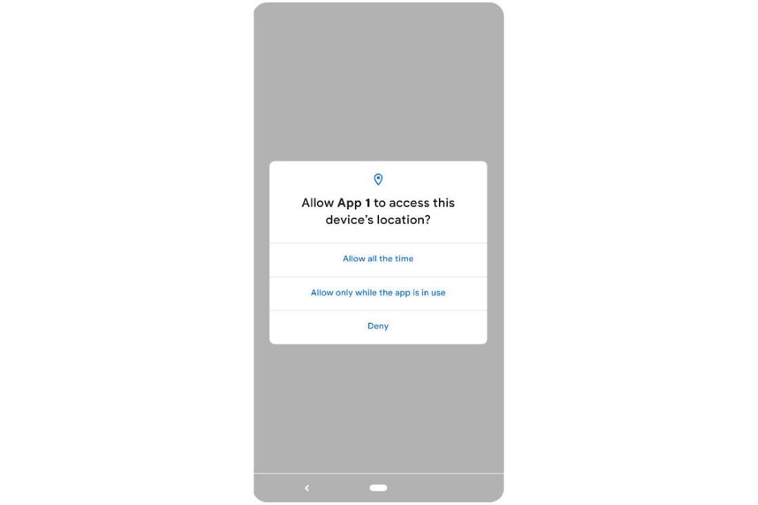Location Data Android 10
