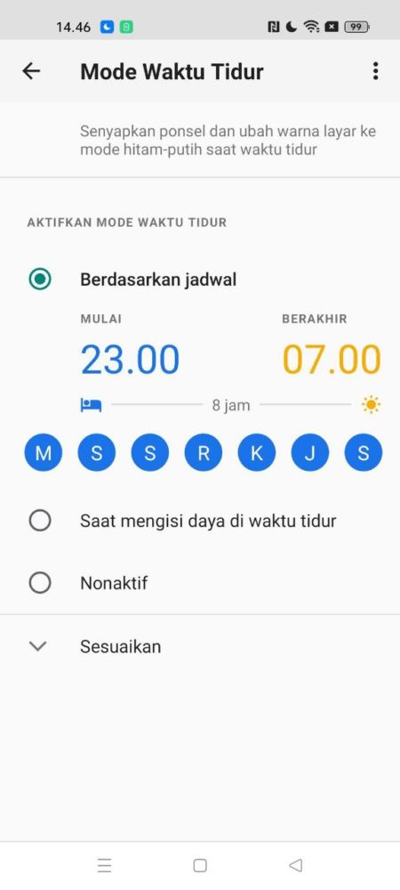Digital Wellbeing Oppo Reno7 5G