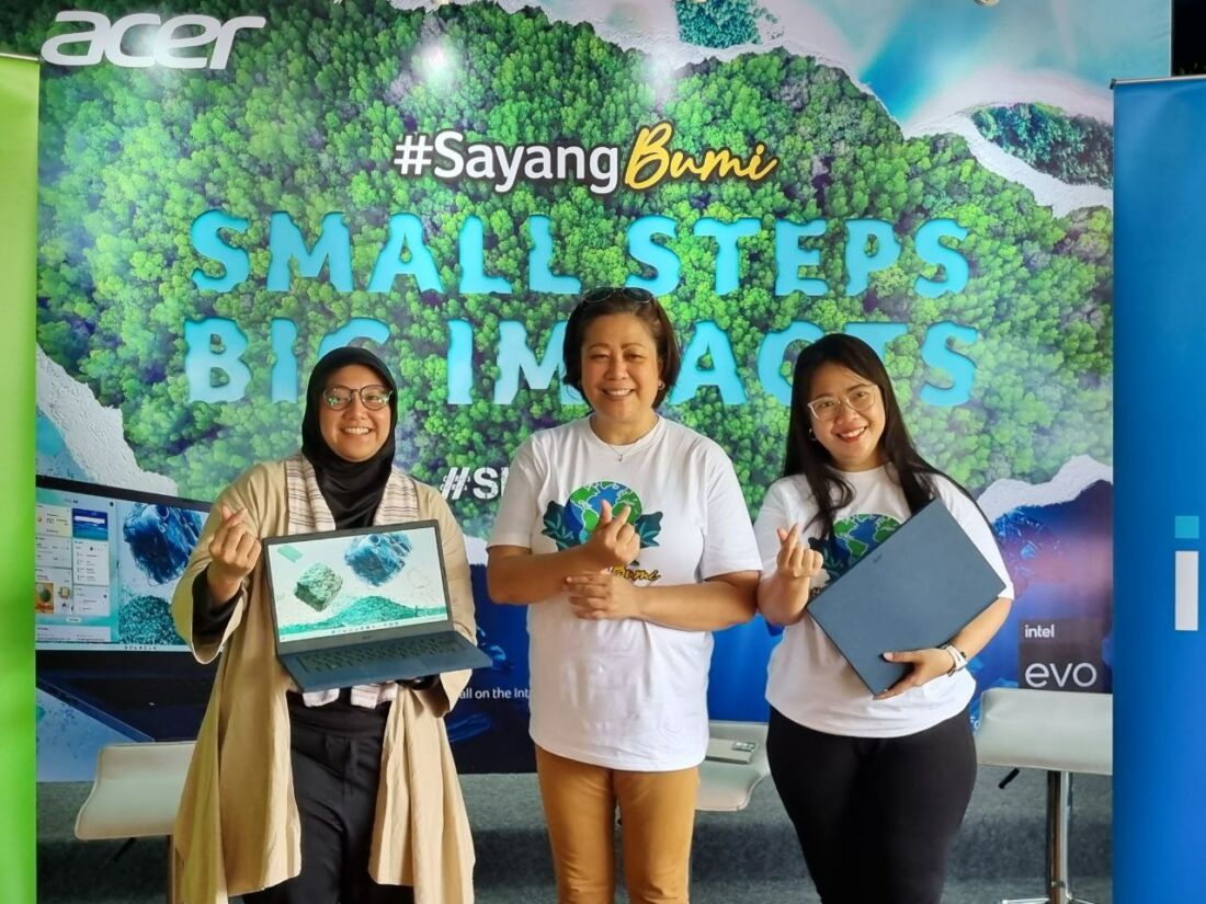 Acer Dan Seasoldier Kembali Bebersih Pantai Dan Tanam Ratusan Mangrove Lewat #Sayangbumi