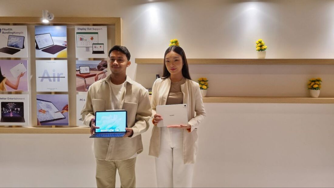 Tablet Huawei Matepad Air Bawa Desain Egronomis