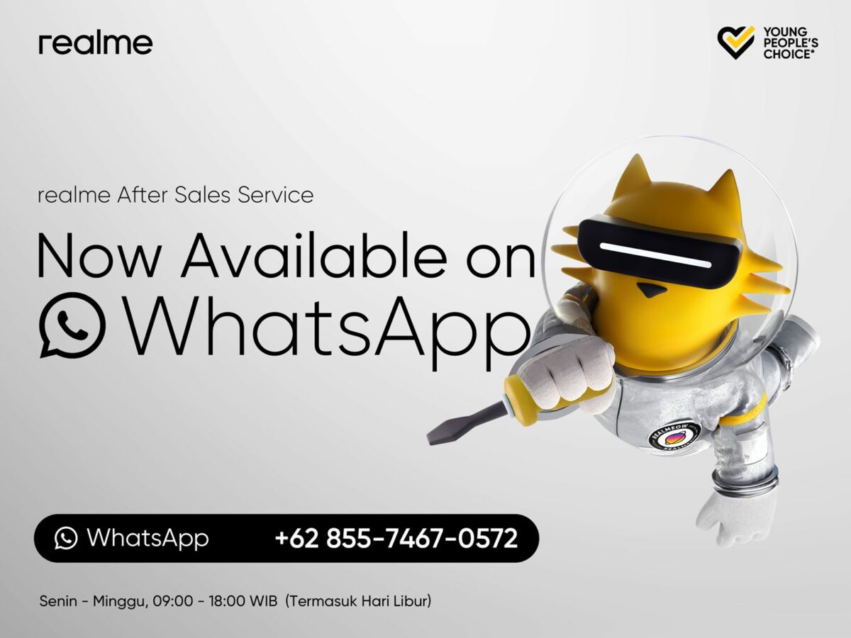Realme Perluas Akses Layanan Purnajual Melalui Whatsapp