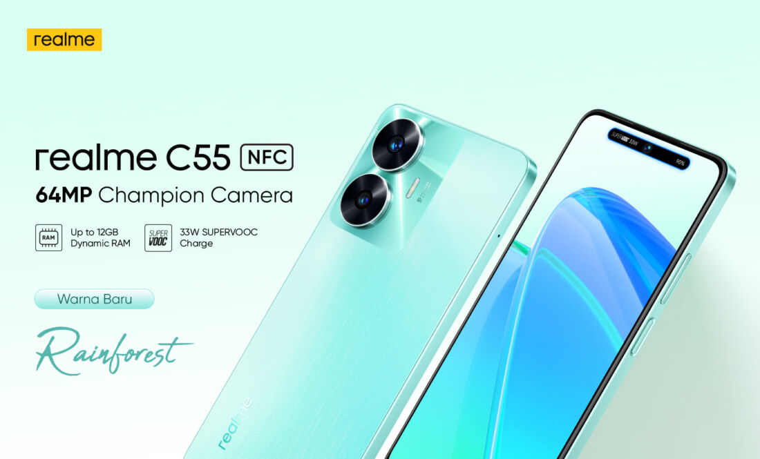 Realme C55 Nfc Warna Rainforest 