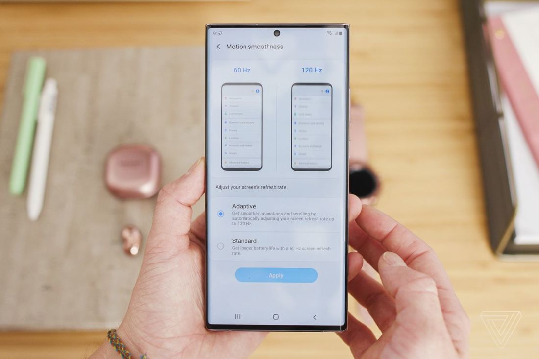 Cara Kerja Adaptive Refresh Rate Samsung Galaxy Note20 Ultra