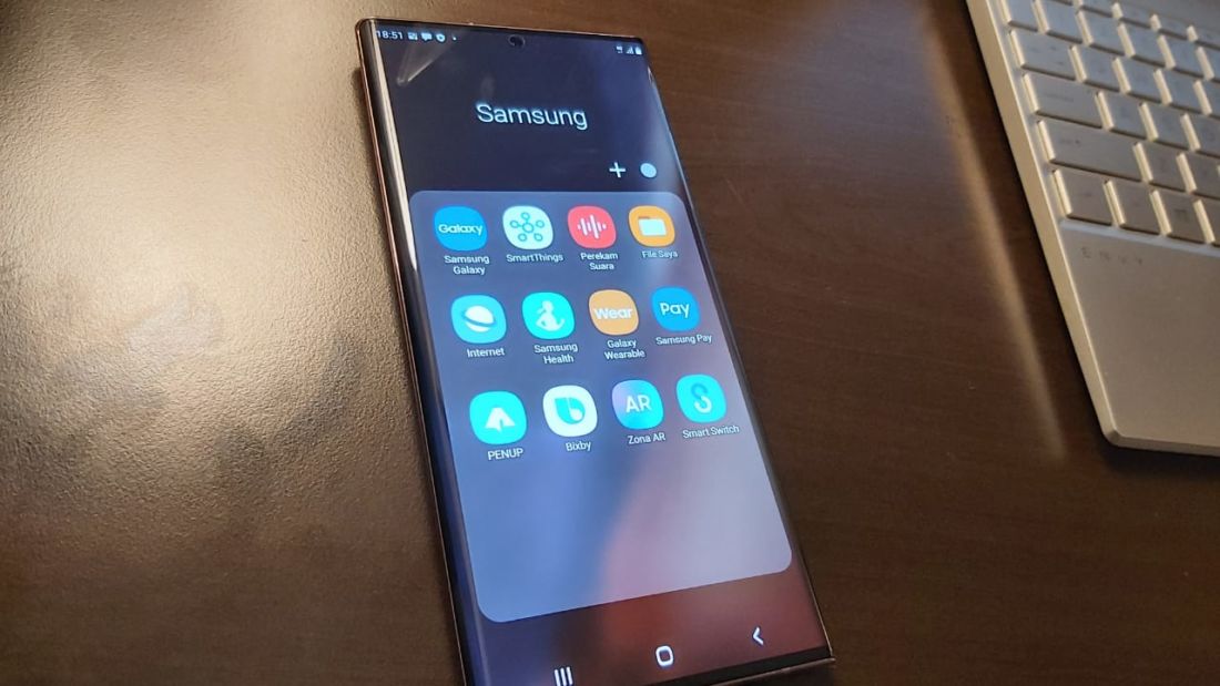 Home Screen Samsung Galaxy Note20