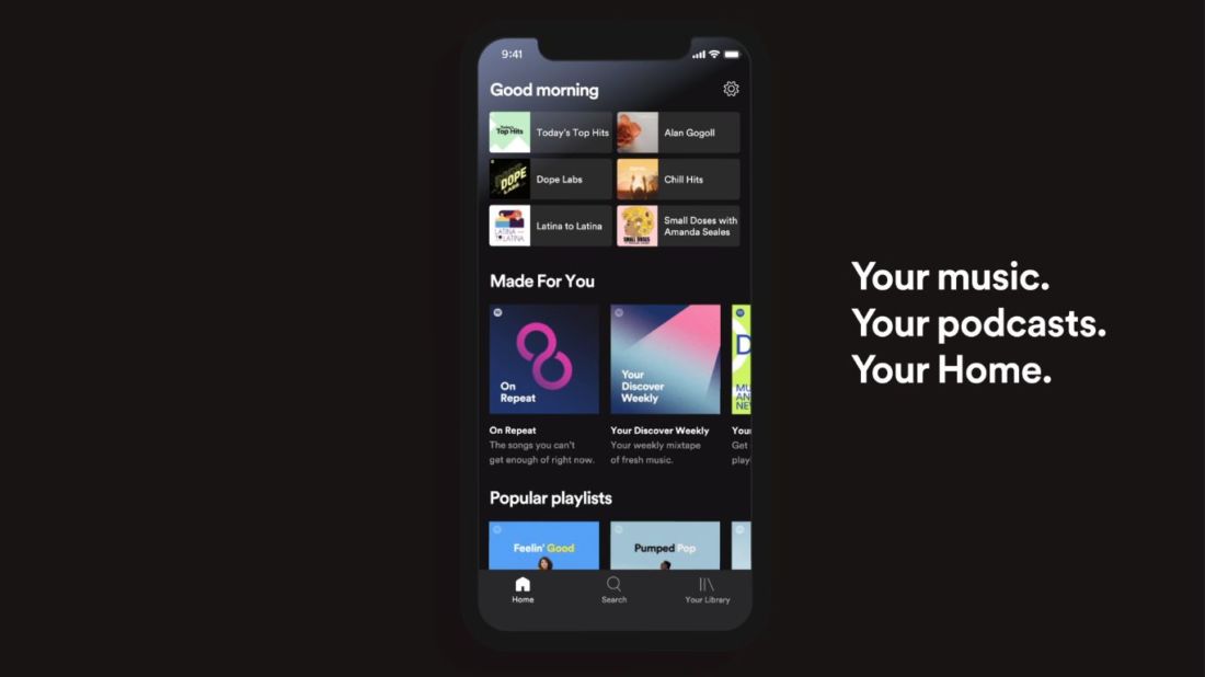 Spotify Update Tampilan Homepage