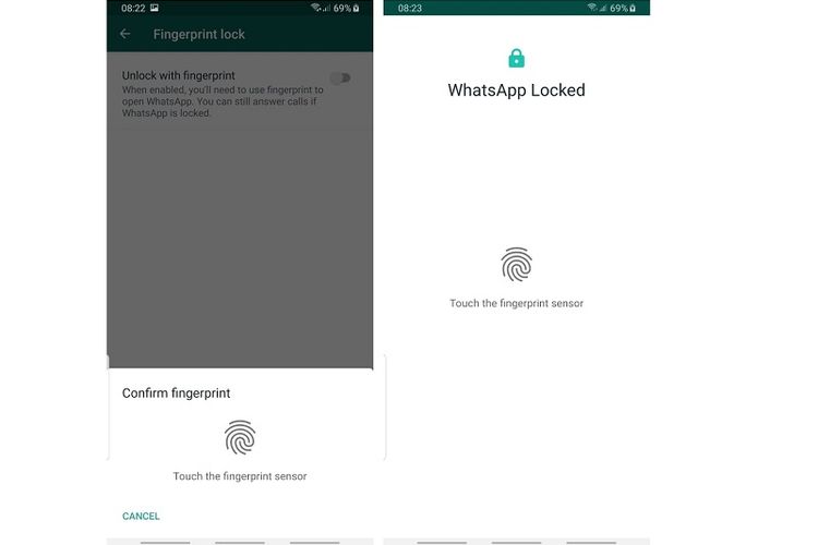 Whatsapp Sidik Jari