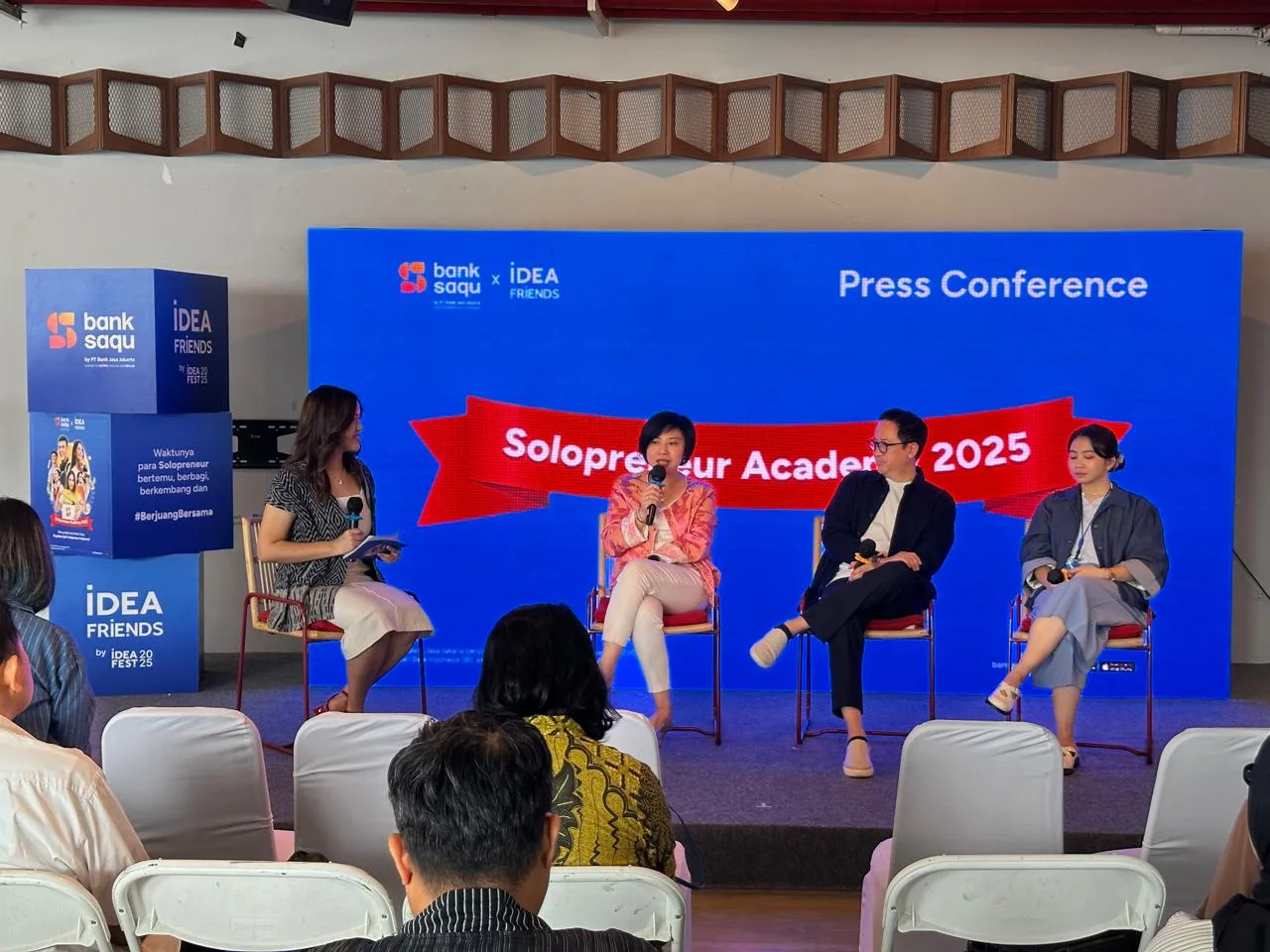 Bank Saqu Bersama Ideafriends Resmi Buka “Solopreneur Academy 2025”