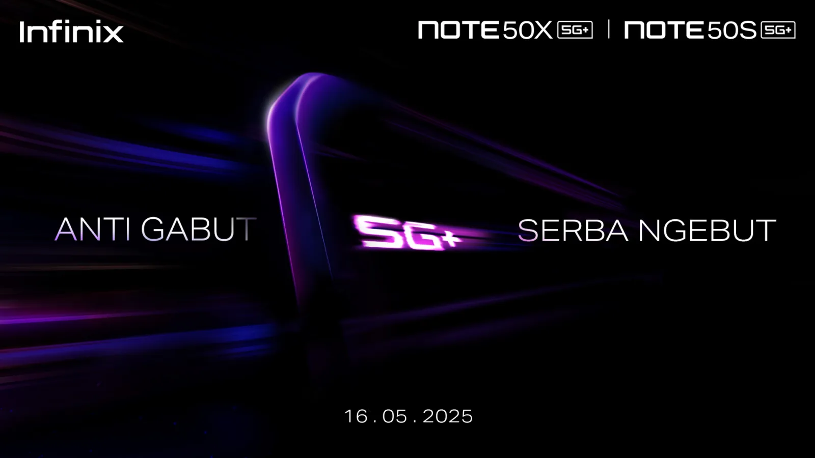 Infinix Note 50 Series Tambah Amunisi 5G+ Dengan Ai