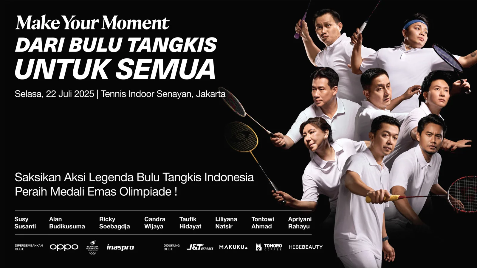Oppo Rayakan Kembalinya Sang Legenda Bulutangkis Indonesia